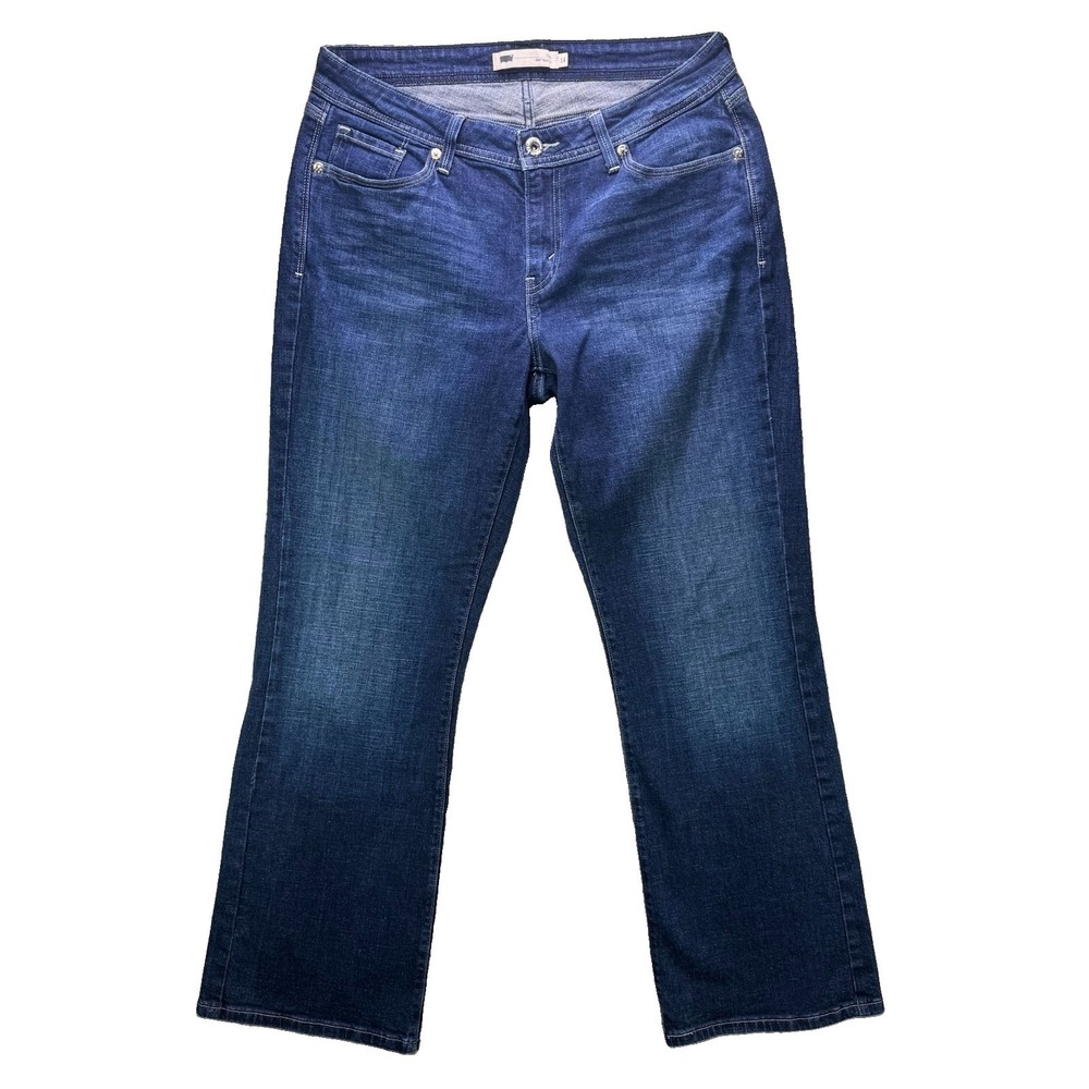 Levi's Jeans Womens 14 32x32 Blue 529 Curvy Bootcut Stretch Dark Wash Denim
